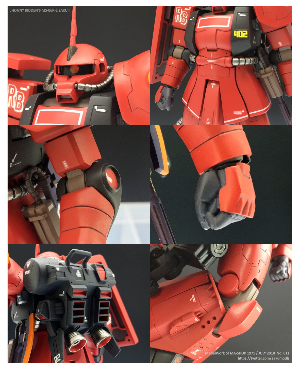 ジョニー・ライデン少佐機 – ZAKUMODELS.com